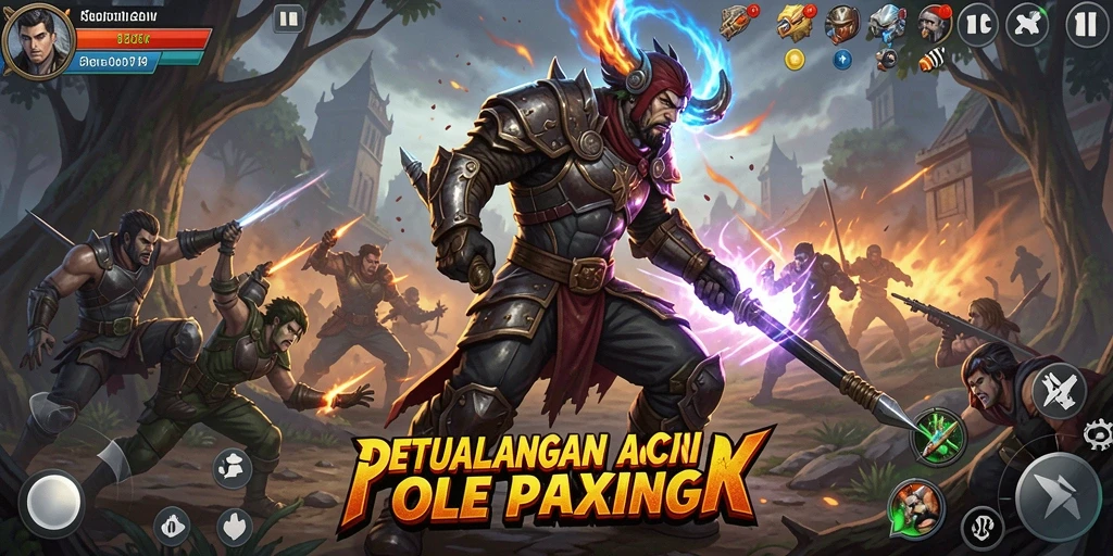 Tampilan seru dari gameplay 33ZK dengan aksi mendebarkan.