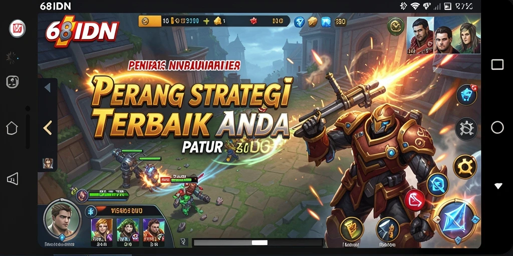 Tampilan gameplay 68IDN dengan aksi strategi yang seru.