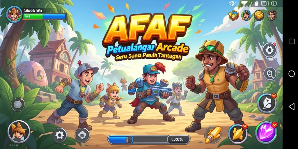 Screenshot dari gameplay AFAF menunjukkan aksi yang seru dan tantangan menarik.