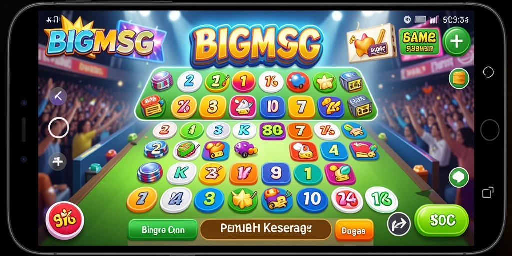 Tangkapan layar gameplay Bingo yang seru dan interaktif.