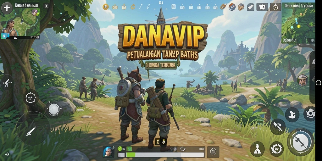 Screenshot menampilkan gameplay yang menakjubkan dari DANAVIP.
