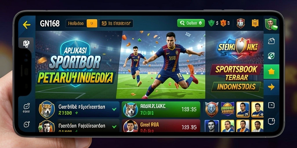 Tampilan antarmuka GN168 dengan pilihan taruhan yang menarik.