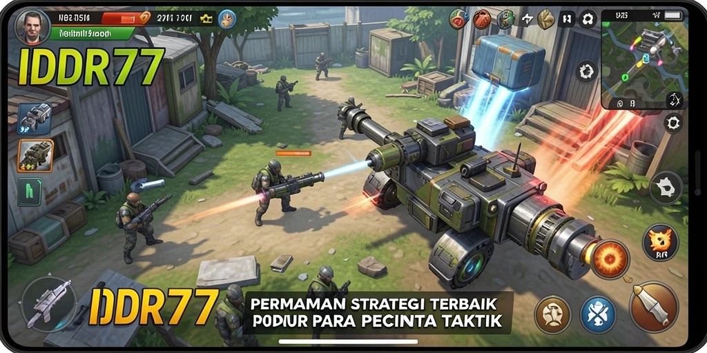 Tampilan gameplay IDR77 yang menakjubkan dan strategis.