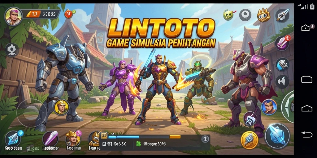 Tampilan gameplay LINITOTO yang menarik dan adiktif.