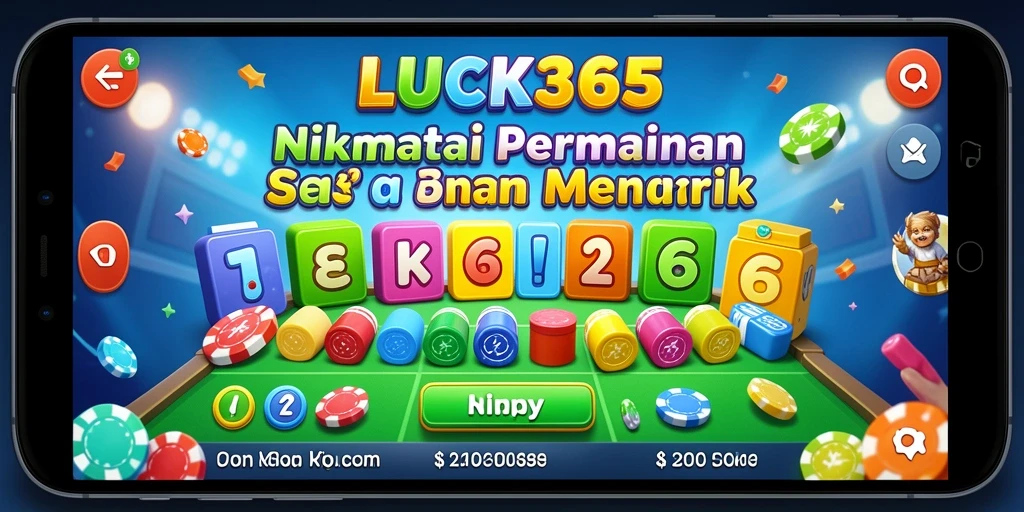 Tampilan interaktif permainan Bingo yang menarik dalam LUCK365.