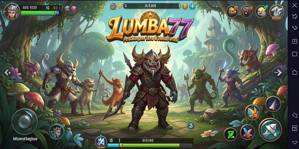 Tampilan gameplay LUMBA77 yang penuh aksi dan petualangan.