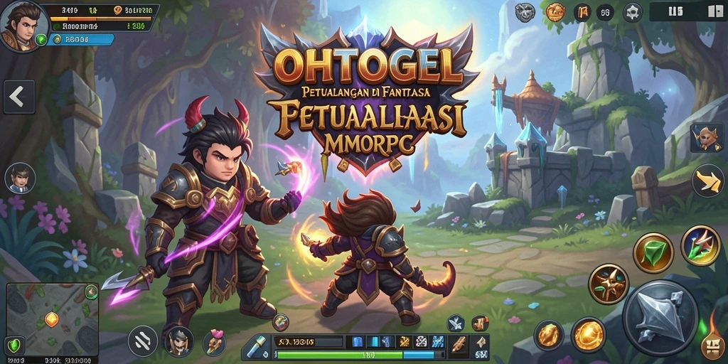Screenshot OHTOGEL menampilkan gameplay seru dan kolaboratif dalam dunia MMORPG.