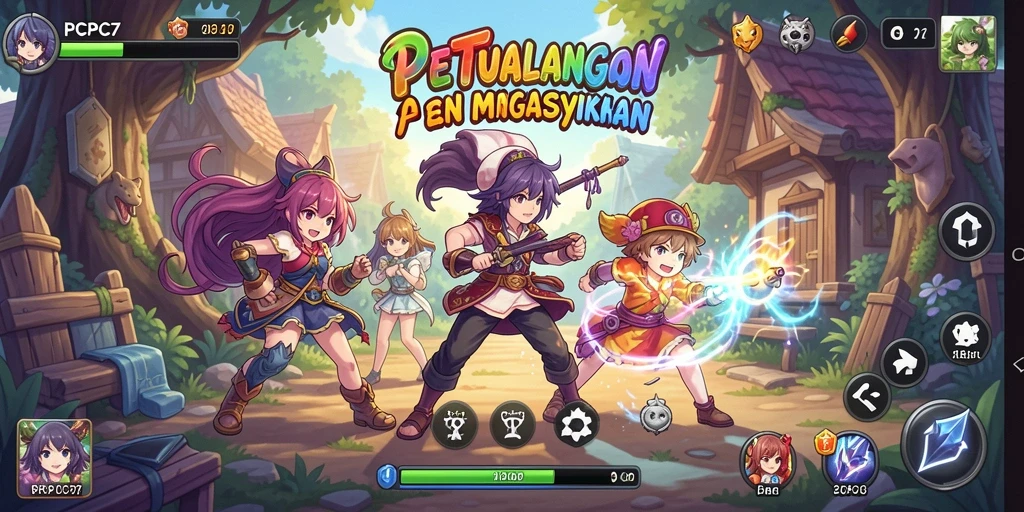 Screenshot PCPC7 menampilkan aksi seru dalam dunia Anime yang menakjubkan.