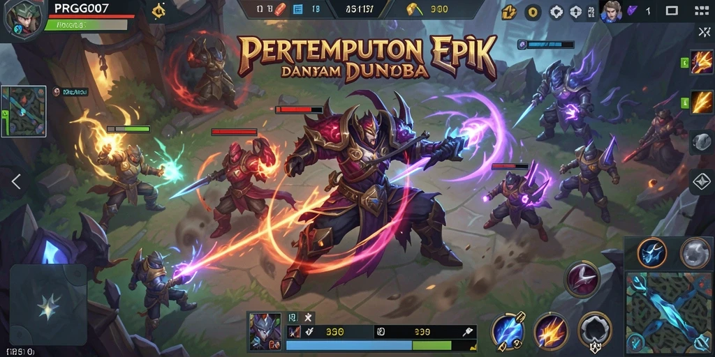 Tangkapan layar utama dari gameplay seru di PRG007.