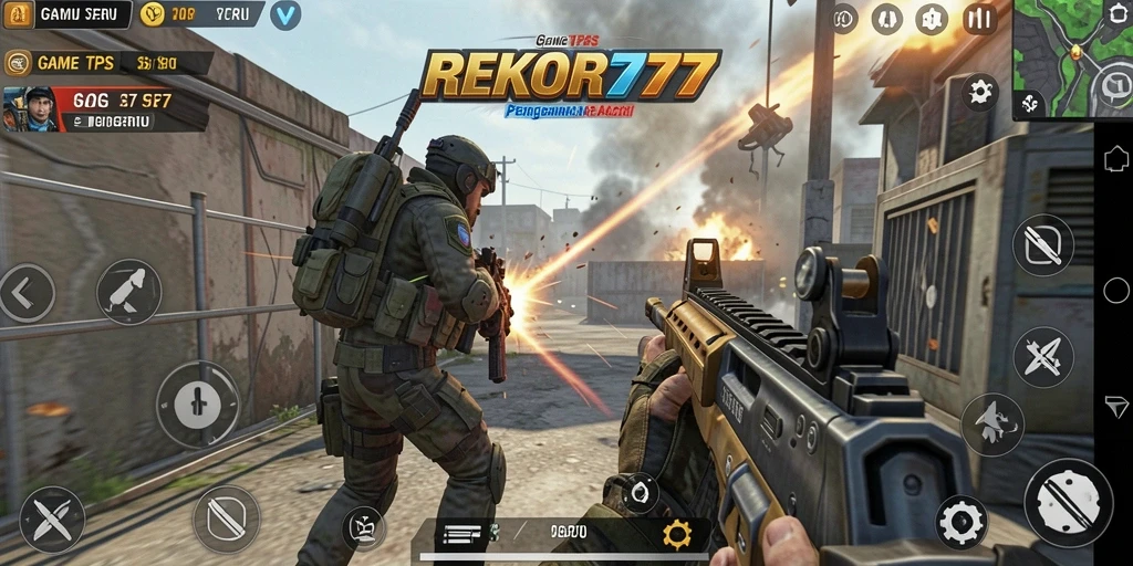 Tangkapan layar utama dari gameplay seru REKOR777.
