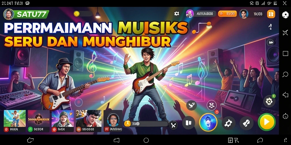 Tampilan gameplay SATU77 yang menarik dan interaktif.