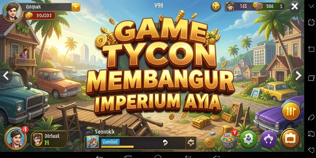 Tampilan gameplay V98 yang mengasyikkan dan penuh strategi.