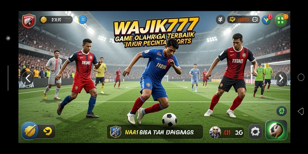 Tampilan gameplay seru dari WAJIK777 yang penuh aksi olahraga.