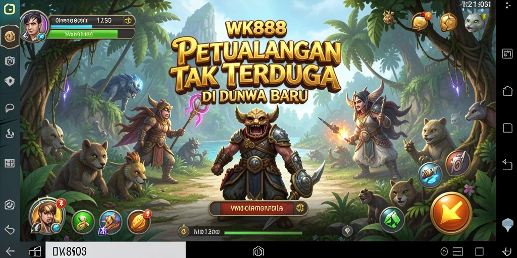 Tampilan gameplay menakjubkan di dunia petualangan WK888.